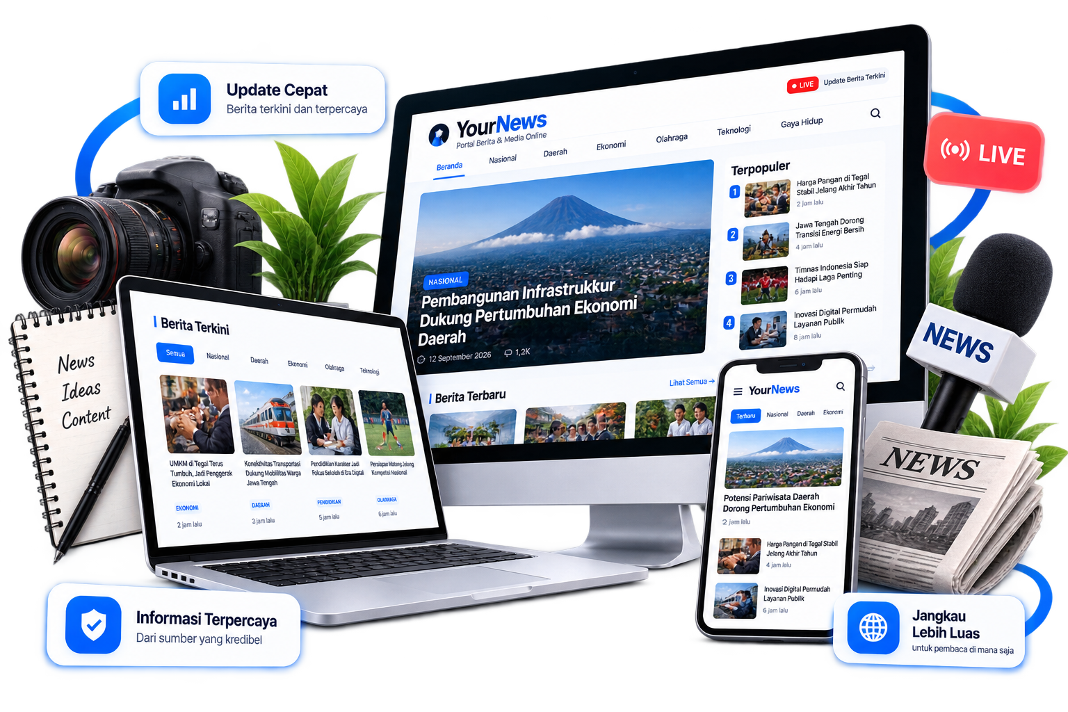 Portal berita dan media
